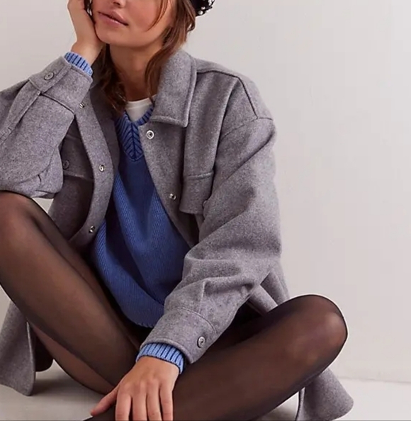 ✨NEW Free People We The Free Lola Shirt Jacket - Picture 11 of 12